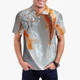 thumbnail image 1 of Fotbe Koi Fish Water Camiseta Polo de Golf para Hombre con Estampado – Camisa Deportiva Transpirable con Cuello Abotonado-Medium, 1 of 6