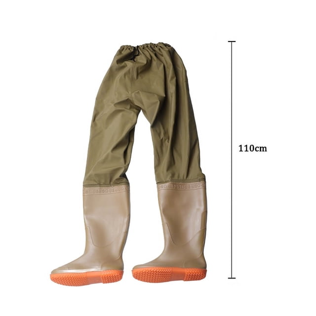 Bootfoot Wader, Pantalon de Pêche Imperméable Résistant à l'Eau Taille Wader Technologie Révolutionnaire
