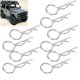 thumbnail image 5 of Clips De Carcasa RC, Clips De Carcasa R De Metal Ligero RC Con Clips De Carcasa De Coche RC Para Estudiantes Para Niños Para Coche 1/10 RC Para Coche 1/8 RC ANGGREK Otros, 5 of 8