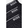 thumbnail image 3 of Calzoncillos bóxer BOSS de algodón para hombre, color negro intenso, talla M, paquete de 3, 3 of 4