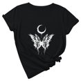 thumbnail image 1 of Camiseta de manga corta con cuello redondo y estampado de jersey suelto de verano para mujer Camiseta/camisa de manga corta con cuello redondo Pompotops hfajkhk141538, 1 of 6