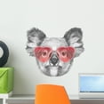 thumbnail image 1 of Koala Love Wall Decal Wallmonkeys Peel and Stick Animal Graphics (18 in H x 18 in W) WM502820, 1 of 4
