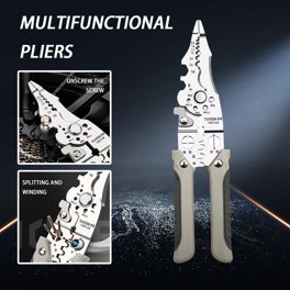 Wire Stripper Twister With Electricity Measurement Function, 13 In 1