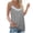 Gray, variant on OAVQHLG3B Womens Tank Tops Summer Casual Loose Casual Sleeveless V-neck Solid Blouse T-shirt Lace Vest Tank Tops