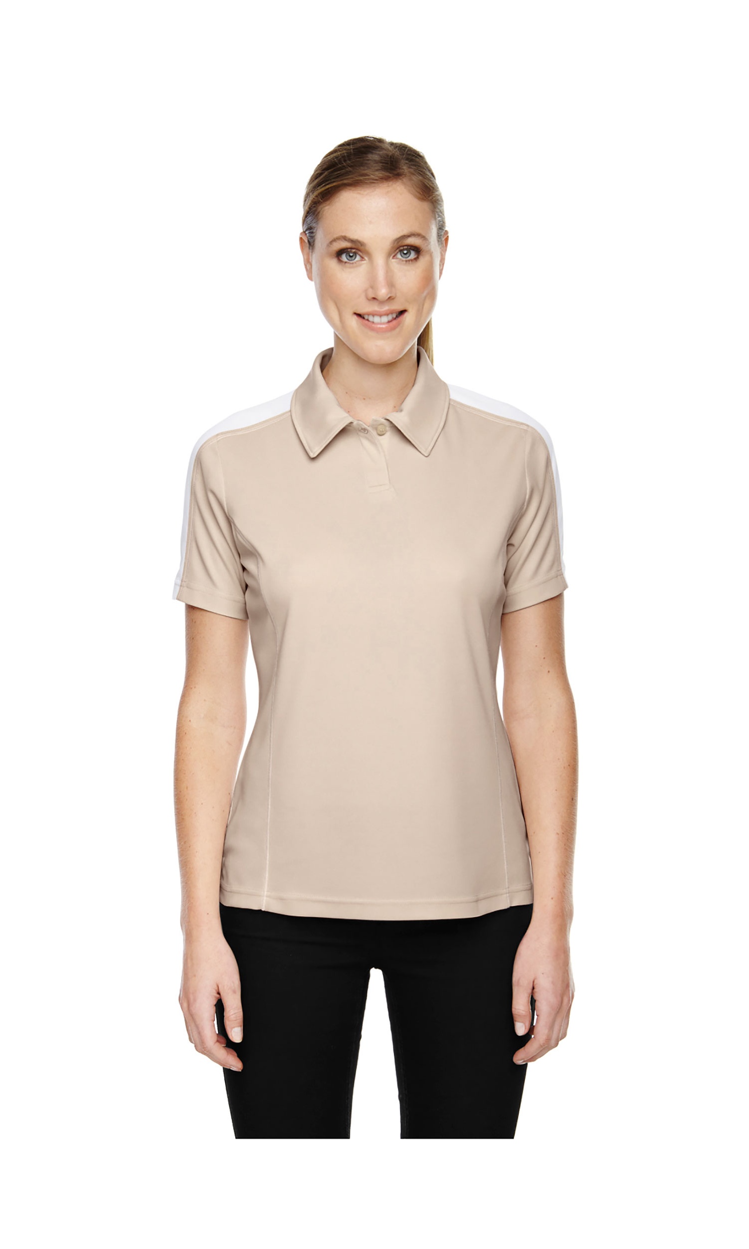 Ash City Ash City Women's Performance Pique ColorBlock Polo Shirt