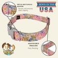 thumbnail image 5 of Country Brook Petz® Premium Watercolor Peonies Dog Collar, Small, 5 of 6