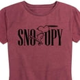 thumbnail image 3 of Peanuts - Skater Snoopy - Women's Short Sleeve Graphic T-Shirt, 3 of 6