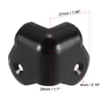 thumbnail image 2 of Unique Bargains Plactic Box Corner Protectors Edge Guard Protector 27 x 27 x 28mm 12 pcs, 2 of 3