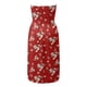 thumbnail image 2 of Gibobby Vestido de Verano para Mujer Imprimir vestido floral Bohemian Wrap Beach Strapless Summer Mujeres Casual Pecho de mujer Vestido Casual(Blanco,G), 2 of 5