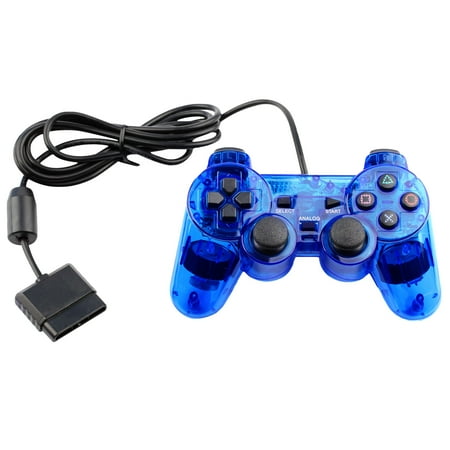 Ps2 Foam Deluxe Pad - Replacement Gaming Pad Controller For Playstation PS1 PS2 Game Console Systems Wired - BLUE