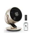 thumbnail image 1 of Dreo Smart Table Fans for Bedroom, 120?+90? Oscillating Fans with Remote/Voice/Wifi/Alexa Control, Powerful 70 ft Air Circulator Fan, 4 Speeds, 5 Modes, 12H Timer, 9 Inch Quiet Fan for Offic, 1 of 8