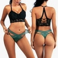 thumbnail image 2 of Pholeey Sexy Thongs Women Underwear 5 Pack Lace T BackG-Strings Female Bikini Panties, 2 of 6