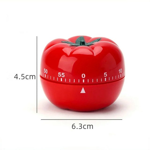 LEEYNEER Tomato Timer Electronic Kitchen Timer Reminder Pomodoro Mechanical Countdown Alarm Kitchen Cooking Tool Game Timer Timer Clock