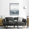 thumbnail image 2 of Heart Drop Splash Bathroom Poster Canvas Picture Printing Wall Art Decoration Posters Aesthetic Living Room Bedroom Home Background Wall Decor (08×10inch-No Framed), 2 of 6