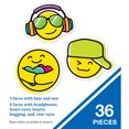 thumbnail image 2 of Carson Dellosa Smiley Faces Cutouts (36 cut-outs), 2 of 4