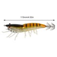 thumbnail image 2 of Señuelo de pesca fluorescente, plantilla de calamar de pie suave de 11,5 cm para pesca nocturna en agua dulce, 2 of 7