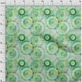 thumbnail image 4 of oneOone Cotton Flex Green Fabric Tie Dye Sewing Material Print Fabric By The Yard 40 Inch Wide, 4 of 6