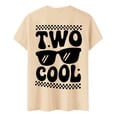 thumbnail image 4 of MEZZALL Children T-Shirt Fashionable Casual Letter Round Neck Short Sleeved Tops Holiday Toddler Blouses Clothing, 4 of 4
