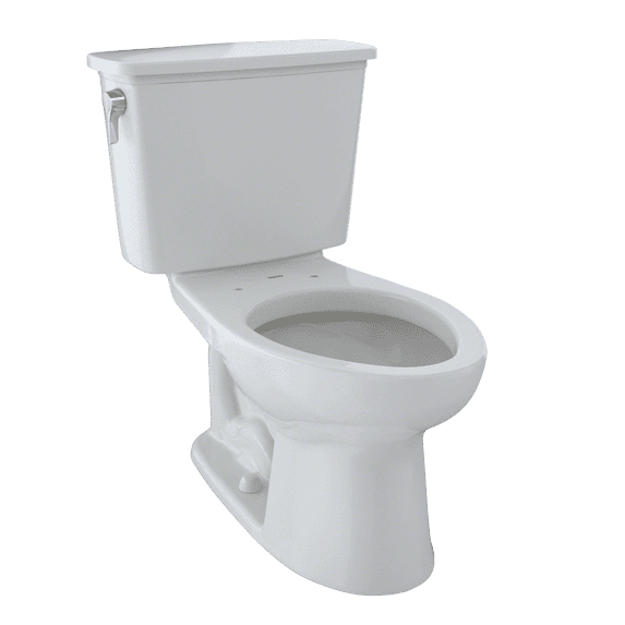 TOTO® Eco Drake® Transitional Two-Piece Elongated 1.28 GPF ADA Compliant Toilet, Colonial White - CST744ELN#11