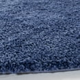 thumbnail image 3 of SAFAVIEH California Plush Solid Shag Area Rug, Periwinkle, 6'7" x 6'7" Round - Modern Design, Periwinkle, Non-Shedding & Easy Cleaning, Ultra Plush Thick Pile, Ideal for Living Room, Bedroom, 3 of 11