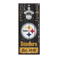 thumbnail image 1 of Pittsburgh Steelers Sign Wood 5x11 Bottle Opener, 1 of 1