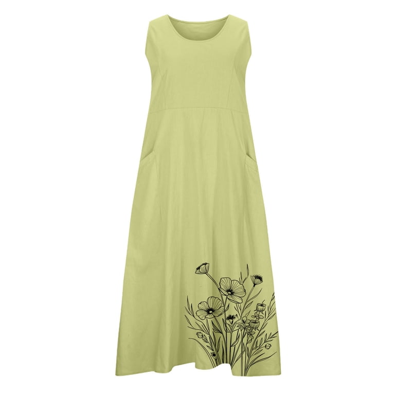 boutique linen dresses Woven Linen Maxi | Women's Boutique