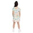 thumbnail image 6 of Minions Girls Allover Print Dress with Short Sleeves, Sizes 4-12, 6 of 8
