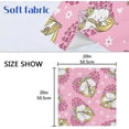thumbnail image 5 of Dreamtimes Set of 4 Cute Unicorn Falling in Love Satin Napkin Square 20 Inches Table Napkins Soft Smooth Decorative Napkins for Wedding Banquet Party Decoration, 5 of 6