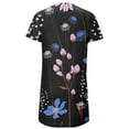 thumbnail image 3 of Aayomet Sun Dresses Women Summer Women Summer Short Sleeved Crew Neck Loose Tee Shirt Dress Casual Printing Dress,Black L, 3 of 4