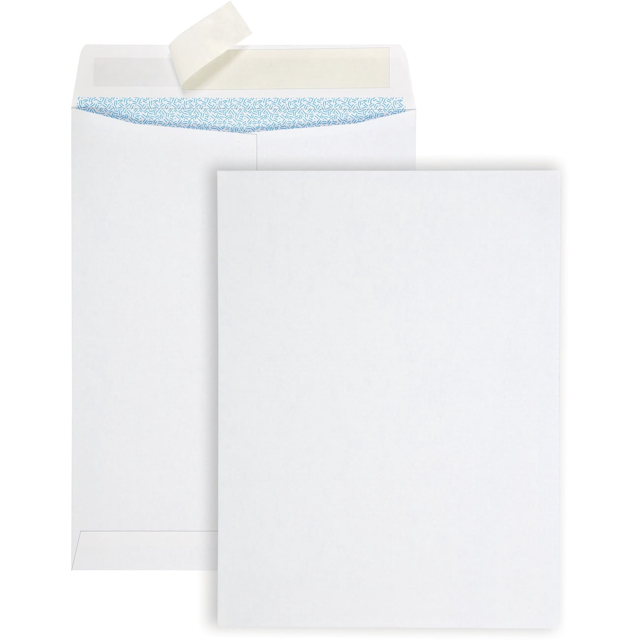 Quality Park, QUA44926, Redi Strip Security Mailing Envelopes, 100 / Box, White