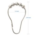 thumbnail image 2 of Amazer Shower Curtain Rings, Set of 12, Rust-Resistant Metal Shower Hooks Ring Shower Rings for Curtain Rolling Shower Curtain Hooks for Bathroom Shower Rod Shower Curtain Hangers - Nickel, 2 of 7