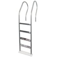thumbnail image 2 of Aqua Select Hi-Rise Reverse Bend Stainless Steel In-Pool Ladder with Steel Steps, 2 of 7