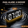thumbnail image 6 of Sanmadrola Digital Alarm Clock for Bedroom Bedside, Loud Alarm Clock for Heavy Sleepers, Desk Clock for Living Room with Dimmer Light, Temperature, Dual Alarm, Snooze, Large Big Numbers for Seniors, 6 of 9
