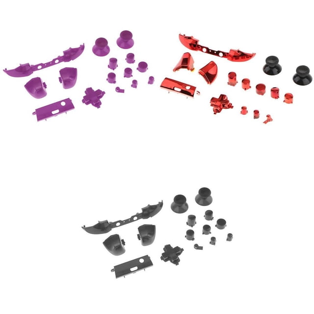 3 Fije Las Piezas De Repuesto De Los Botones De La Varilla ABXY De Los Palillos De Plástico Para Los Controladores De Microsoft One S Baoblaze Botones de Bumpers Triggers