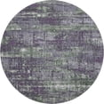 thumbnail image 2 of Addison Rugs Mayfield Premium Machine Washable Transitional Geometric Purple Round Rug, 8' x 8', 2 of 6