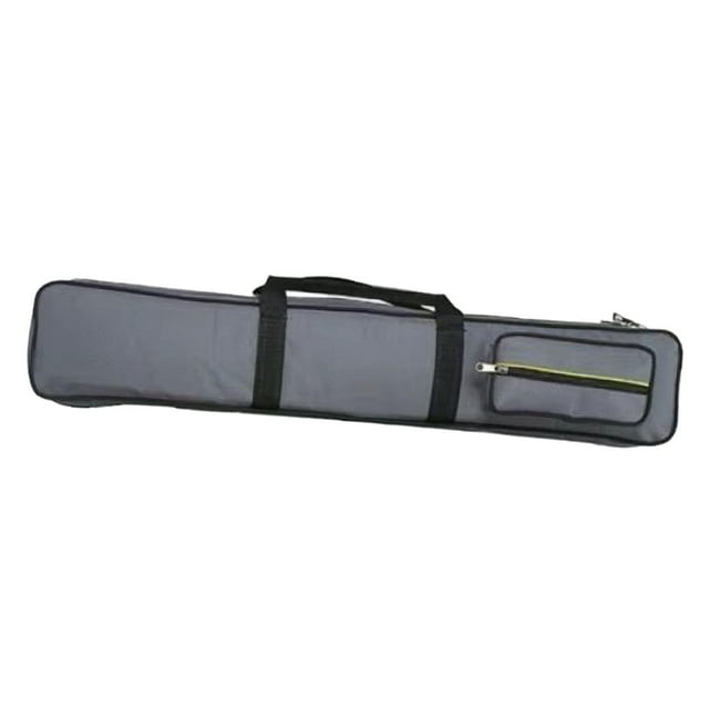 Guardoinrt Étui de Transport pour Queue de Billard Accessoires de Queue de Billard Sac Rouge de Piscine Gris 83x14x7cm