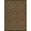 Couristan Urbane Captivity Tan & Brown In/Out Rug, 3'8'x5'5' - 57343435038055T