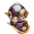 thumbnail image 6 of Nagina International 18" U.S Navy Nautical Antique Copper Finish Diver's Diving Helmet | Navy Gift, 6 of 6