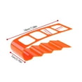 thumbnail image 4 of pitrice Télécommande Boîte de Rangement Support en Plastique Organisateur Table Support à Distance Orange, 4 of 6