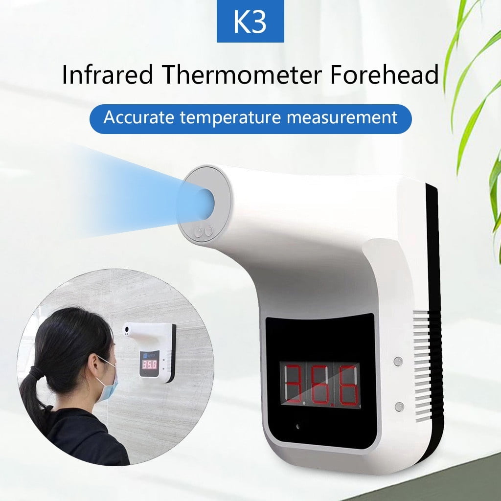NonContact Digital Infrared Thermometer, WallMounted Forehead