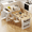 White, variant on Bellemave 82.7" Kitchen Island with Extendable Dining Table, Kitchen Storage Cart with USB Charging Station and 4 Door Cabinet, Spice Rack and 2 Drawers for Dining Room (White)