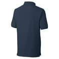 thumbnail image 3 of Men's Cutter & Buck Navy Los Angeles Chargers Advantage Eco Pique DryTec Tri-Blend Polo, 3 of 3