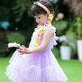 thumbnail image 2 of Robe Princess Raiponce Violette pour Tout-Petites Filles Costume d'Halloween Déguisement, 2 of 6