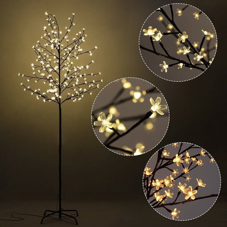 Perfect Holiday 3-7ft LED Cherry Blossom Tree Lamp, Indoor