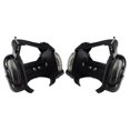 thumbnail image 1 of Two-Wheeled Heel Wheels Adjustable Roller Skates PVC Tricolor Luminous Wheel Shoes For Children, 1 of 4