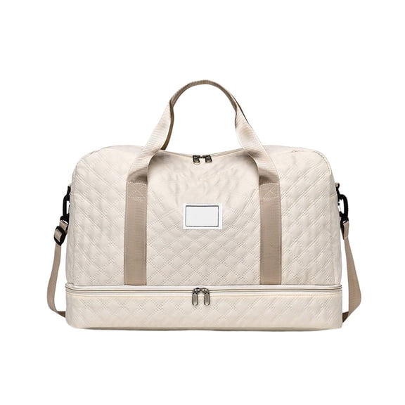 Weekender Bags for Women Travel - Duffle Carry on Overnight Bag for Women Hospital Bags for Labor and Delivery Beige