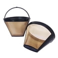 thumbnail image 1 of Cesta de filtro de café reutilizable con forma de cono número 4 para Ninja y Cuisinart, 1 of 9