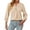 Khaki, variant on ClodeEU Women V Neck Henley Long Sleeve Pleated Blouse,Casual Loose Solid Tunic Top Dark Blue,Women's Plus L
