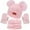 Pink, variant on Lilgiuy Kids Winter Pom Pom Hats Gloves Scarf Set for Girls Boys Toddler Warm Knit Thick 3Pcs Sets for 1-11 Years Old