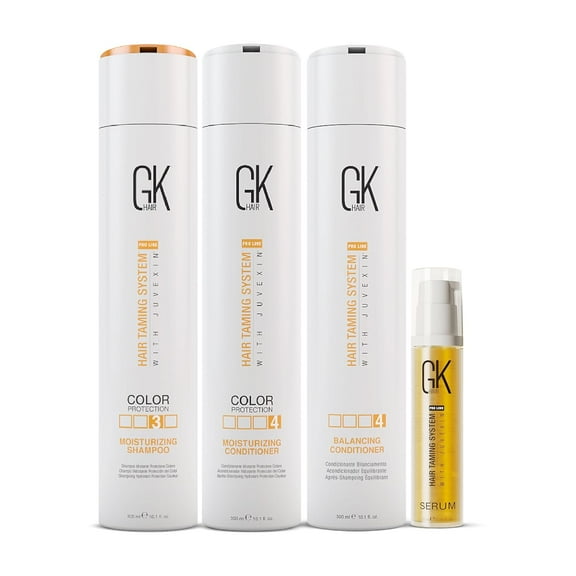 GK Hair Ultimate Hydration and Restoration Collection: Moisturizing and Balancing Conditioners, Organic Argan Oil Serum for Comprehensive Care of All Hair Types